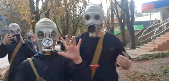 Скрін з відео на якому зібралися десятки жовтоводських дигерів