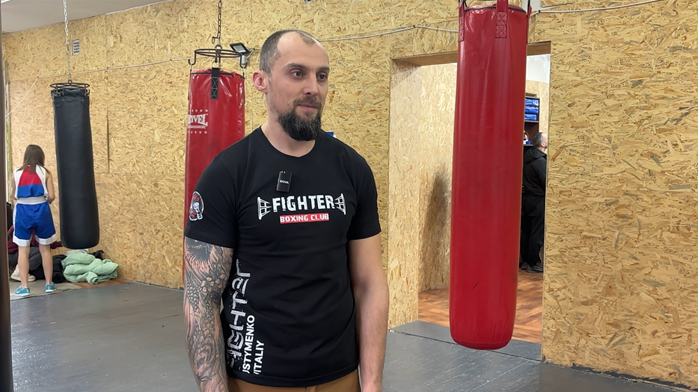 Засновник та тренер клубу «Файтер» Віталій Устименко