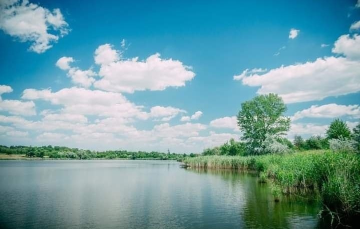 Водойма у селі Саксагань