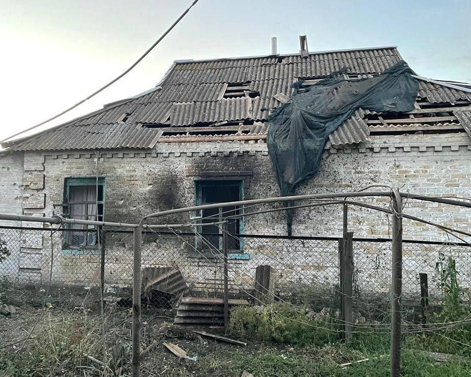 Наслідки обстрілів росіян на Дніпропетровщині