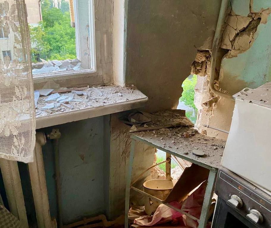 Наслідки обстрілів росіян на Дніпропетровщині
