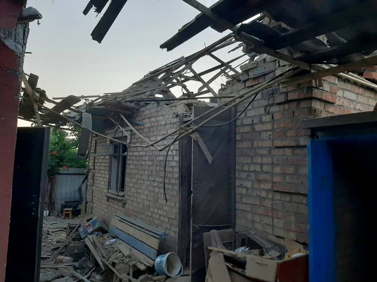 Результати обстрілу на Дніпропетровщині