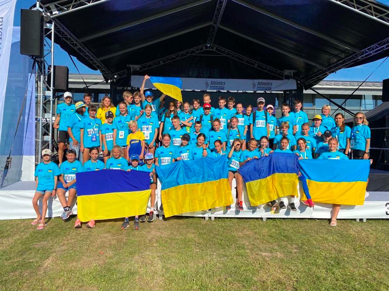 Софія Пирогова в складі збірної України з легкої атлетики