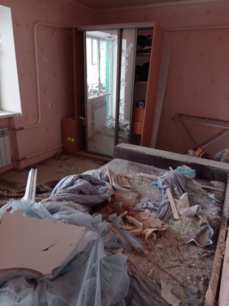 Зруйнована квартира Дениса в Харкові