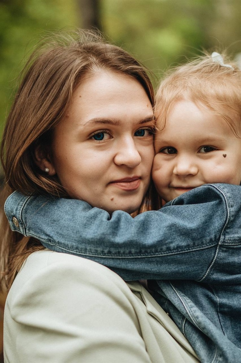 Анастасія Полянська з донькою Міланою