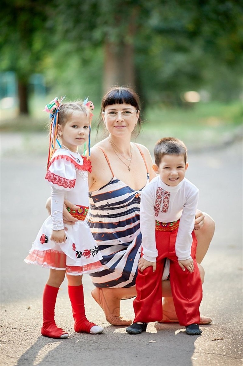 Наталія Ющенко з дітьми