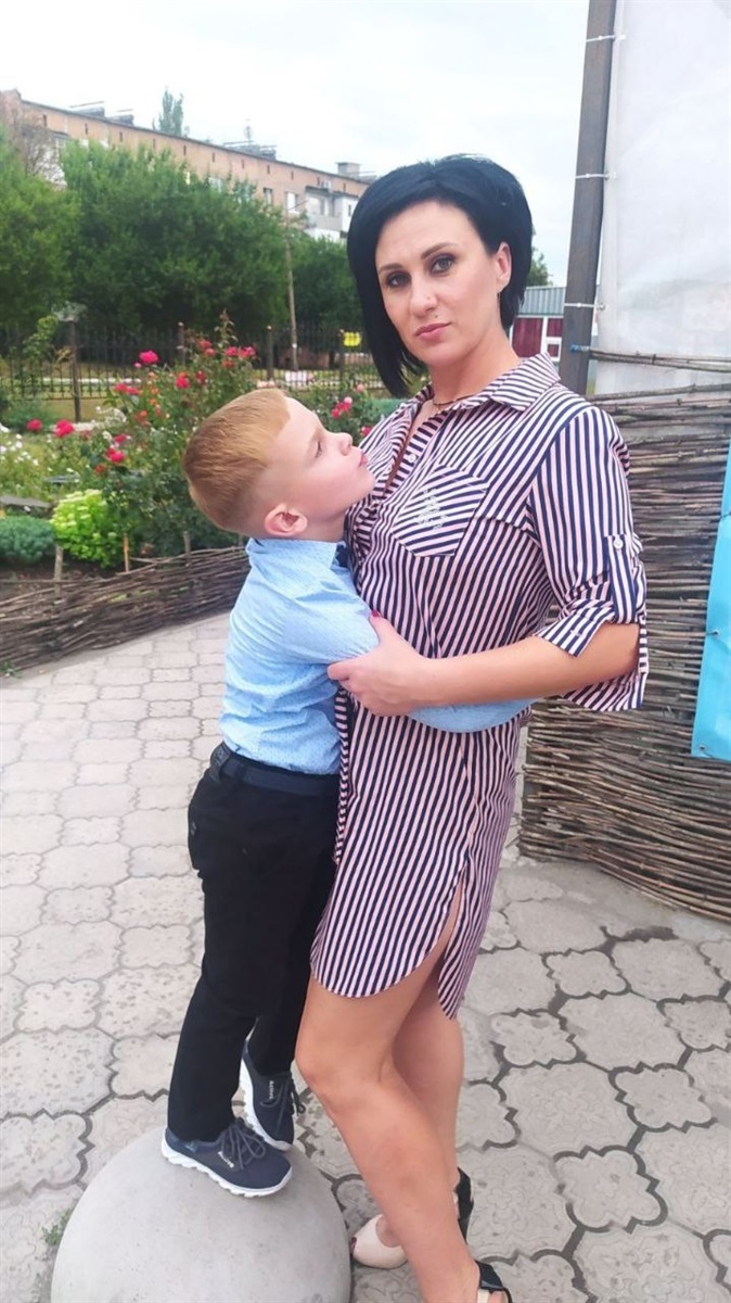 Юлія Варибрус з сином