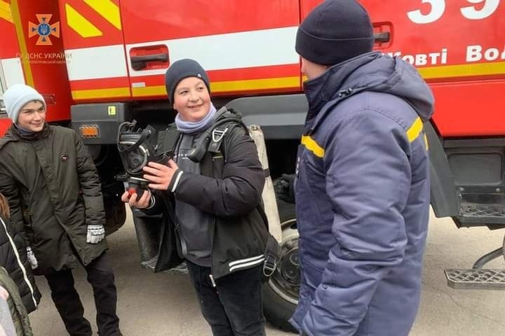 До пожежної частини завітали вихованці навчального закладу