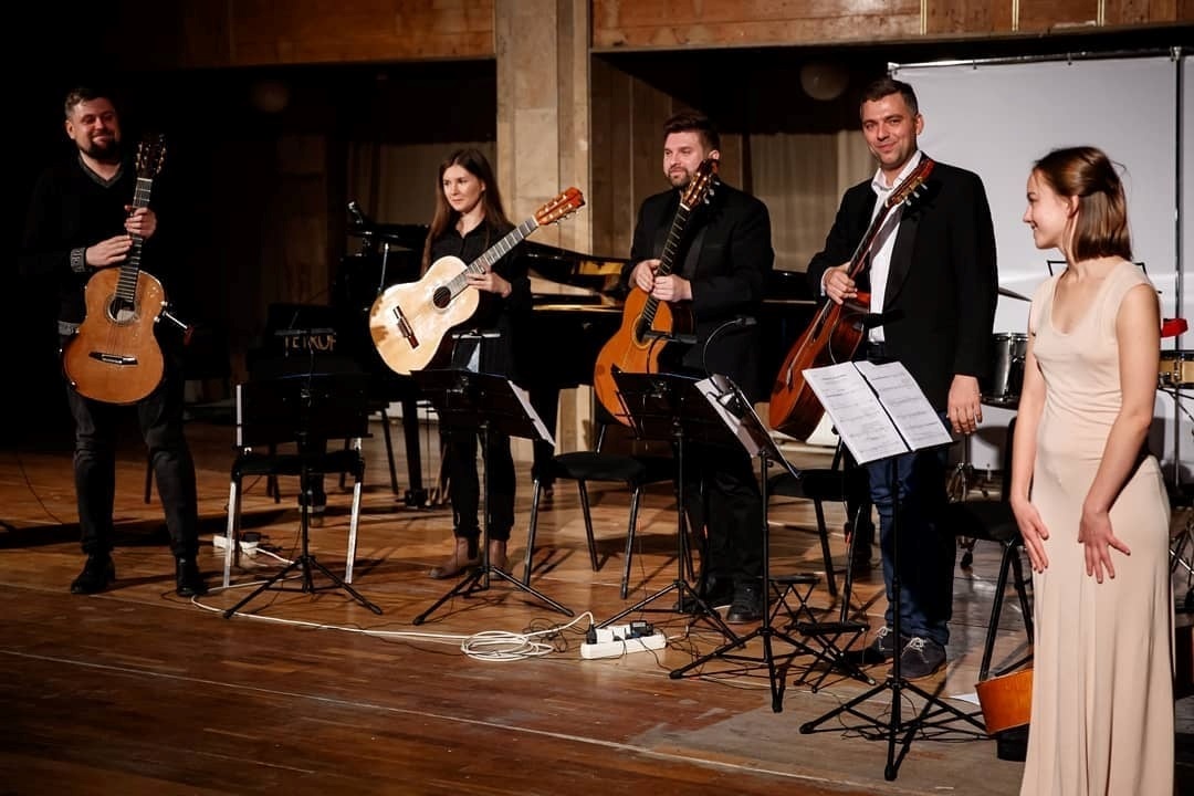 Максим Трянов у складі Kharkiv Guitar Quartet