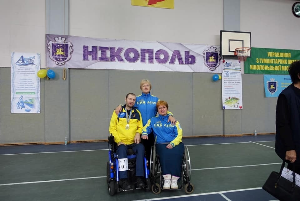 Артем Колінько та Світлана Філатова на змаганнях у Нікополі, 2019 рік.