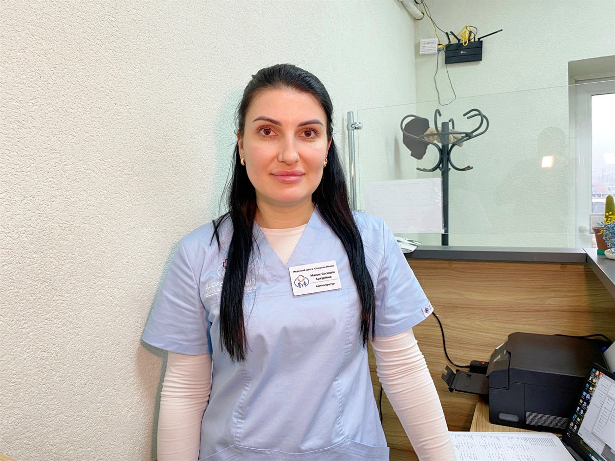 Малих Вікторія Артурівна, адміністратор медичного центру "Здорова нація"